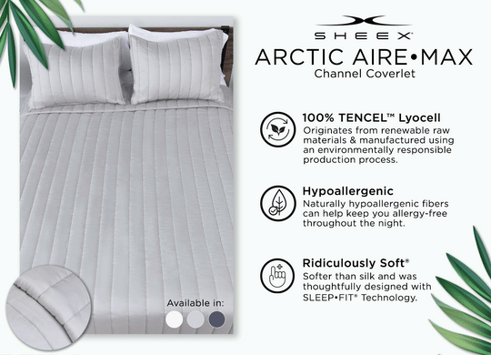 Arctic Coverlet infographic #choose-your-color_silver
