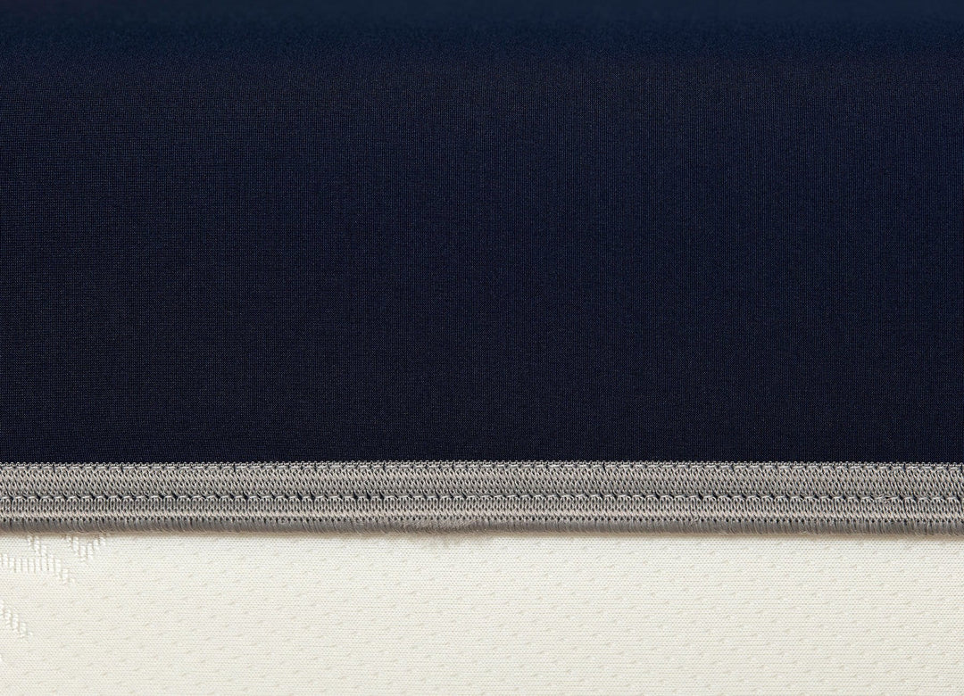 Original Performance Fitted Sheet on bed in Navy #choose-your-color_navy