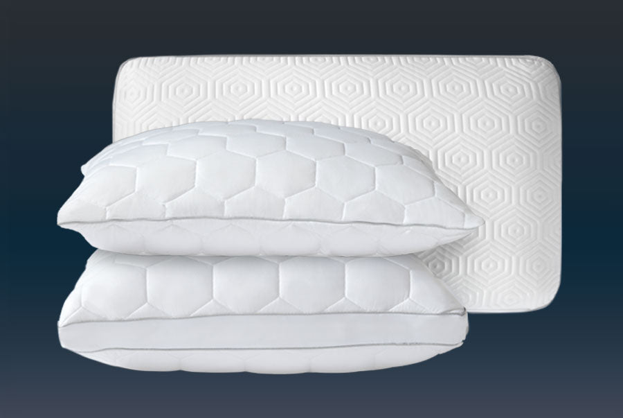 Stacked Cooling Pillows by SHEEX