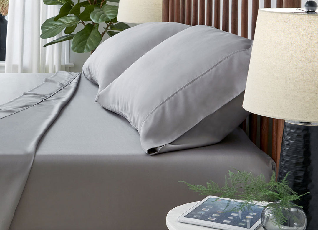 ARCTIC AIRE MAX Pillowcases shown in Charcoal #choose-your-color_charcoal