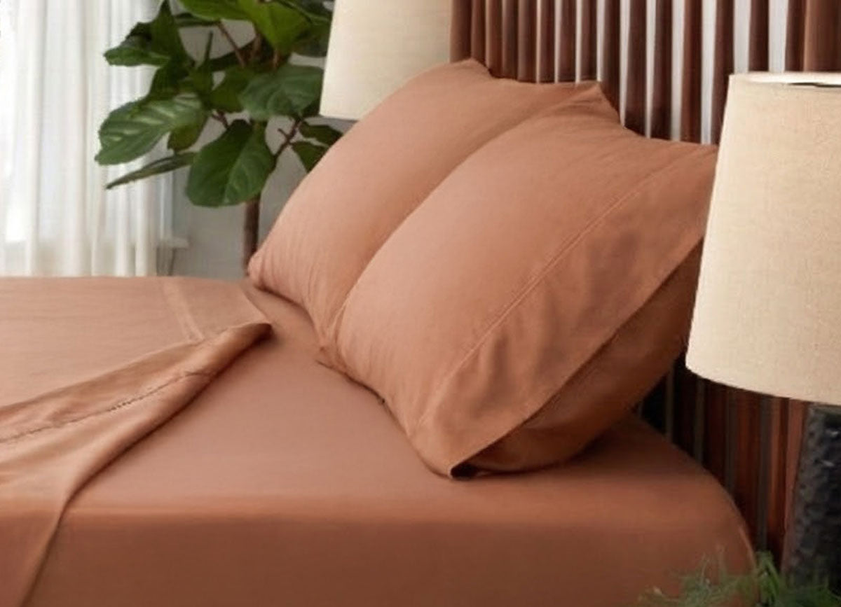 ARCTIC AIRE MAX Pillowcases shown in Sunlit Sienna #choose-your-color_sunlit-sienna
