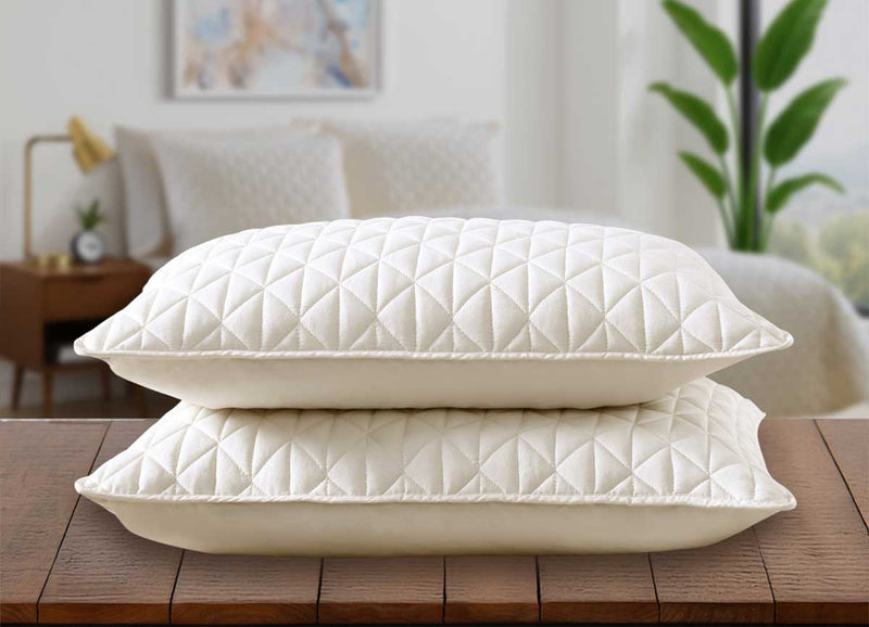 Arctic Diamond Shams in Ivory. #choose-your-color_ivory