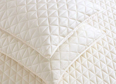 Arctic Diamond Coverlet and Shams in Ivory. #choose-your-color_ivory