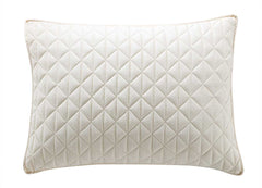 Arctic Diamond Shams in Ivory. #choose-your-color_ivory