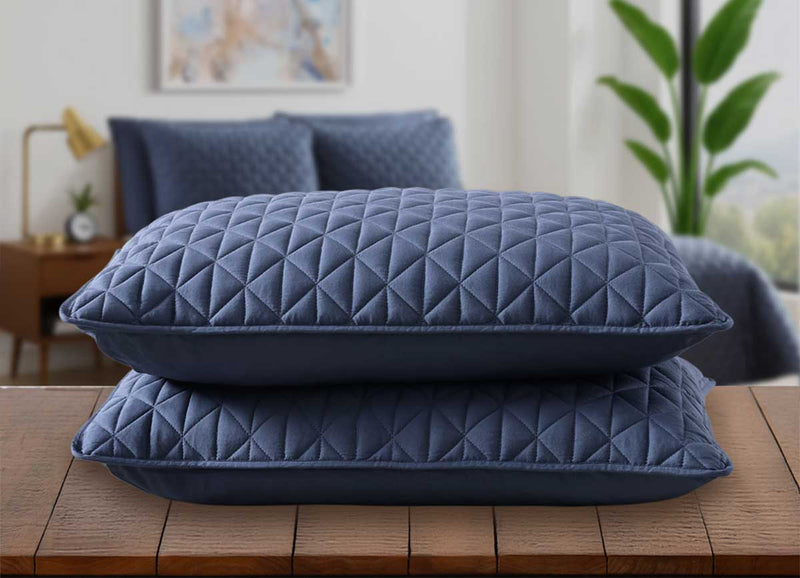 Arctic Diamond Shams shown in Navy. #choose-your-color_navy