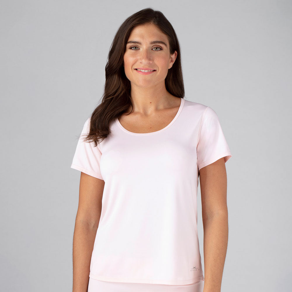Women's Sleepwear Top in Light Blush Pink#choose-your-color_blush-pink