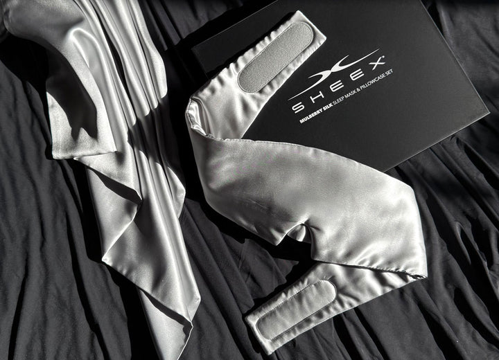 Mulberry Silk Sleep Mask & Pillowcase Set With Collagen