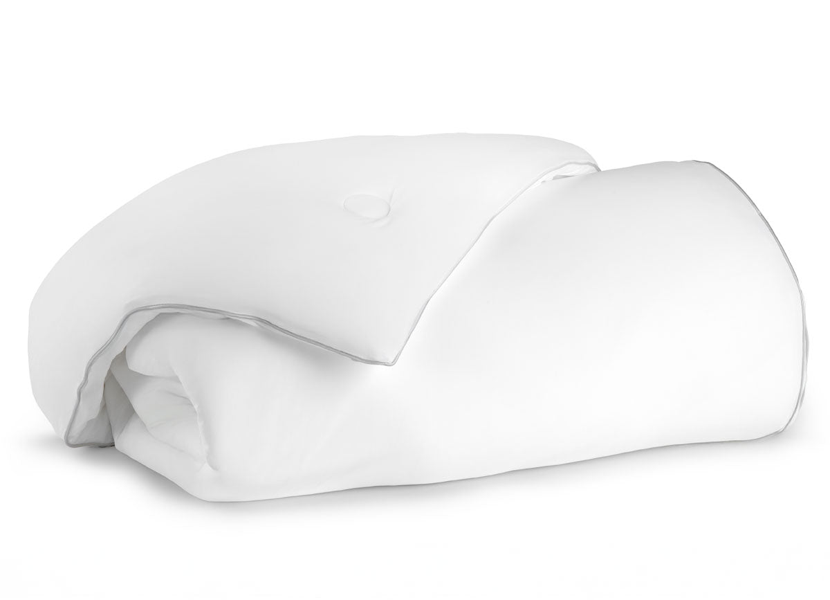 Folded white cover on a white background  #choose-your-color_cloud-white
