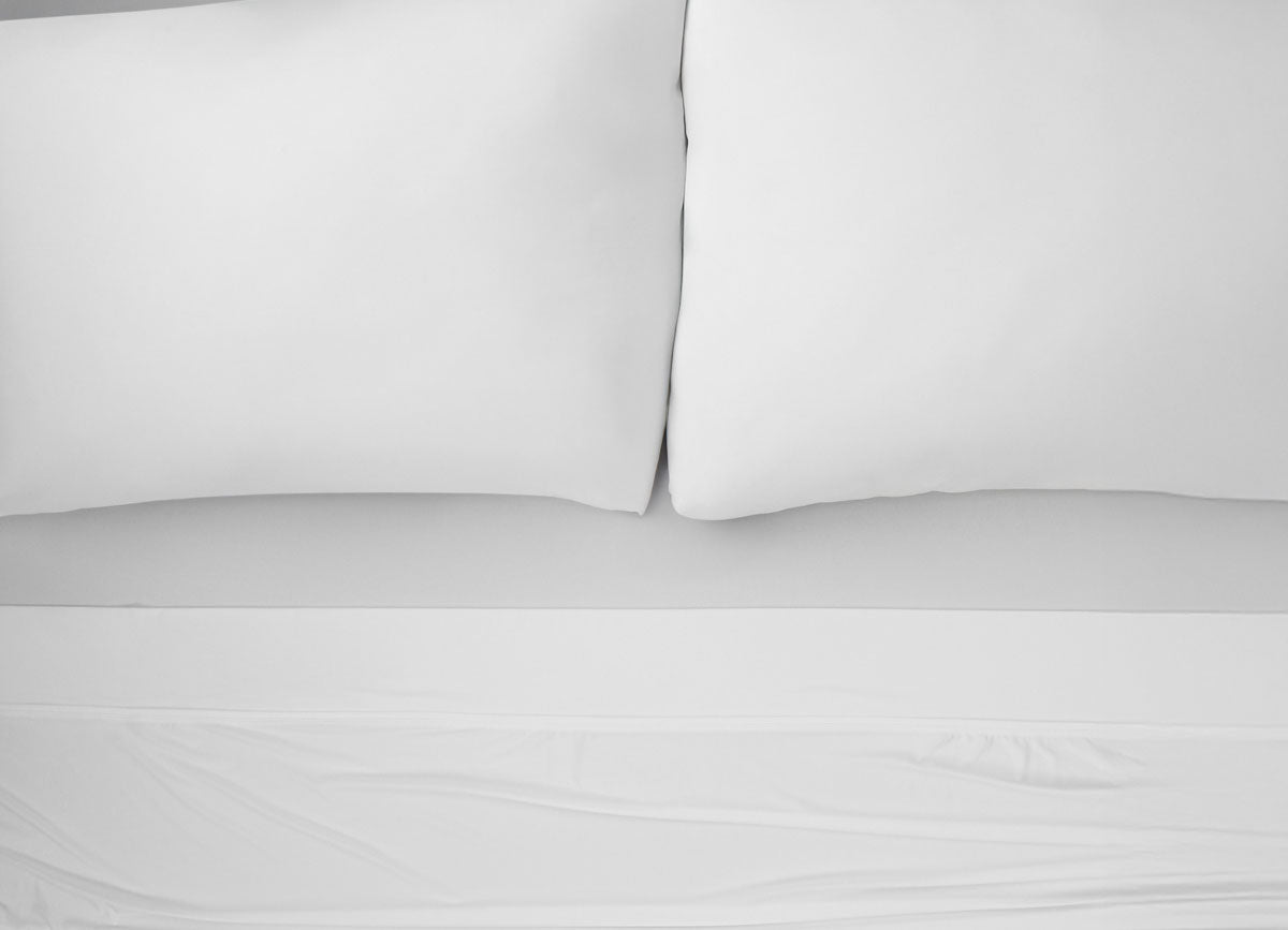 Pillowcases shown in Cloud White #choose_your_color_cloud-white