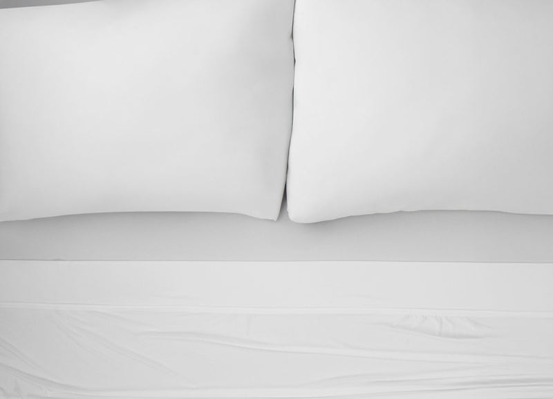 Pillowcases shown in Cloud White #choose_your_color_cloud-white