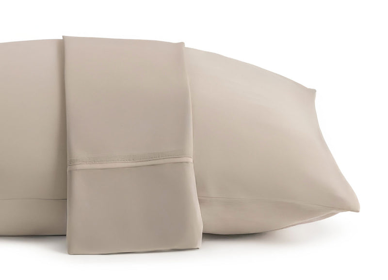 Pillowcases shown in Sand Dune #choose_your_color_sand-dune