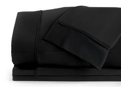 Nightfall Sheet Sets shown in stack #choose-your-color_black-eclipse