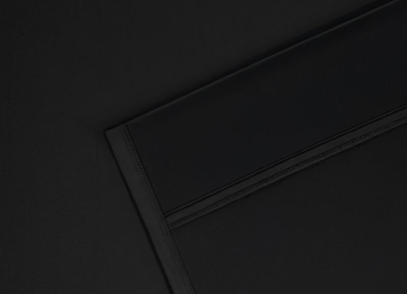 Detail image of Nightfall Flat Sheet shown in Black Eclipse #choose-your-color_black-eclipse