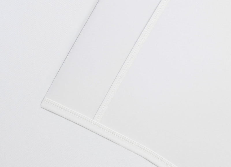 Detail image of Nightfall Flat Sheet shown in Cloud White #choose-your-color_cloud-white