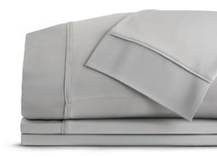 Nightfall Sheet Sets shown in stack #choose-your-color_silver-dusk