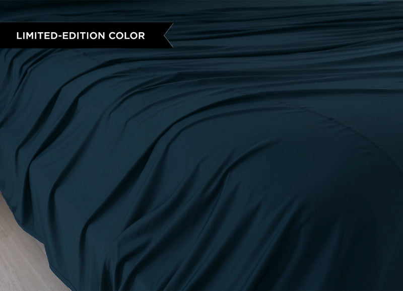 Original Performance Sheet Set Lifestyle Image Shown in Deep Ocean Teal#choose-your-color_deep-ocean-teal
