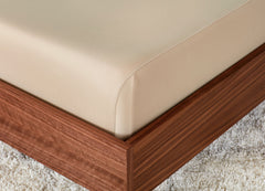 Original Performance Sheet Set on bed in room environment, Khaki #choose-your-color_khaki