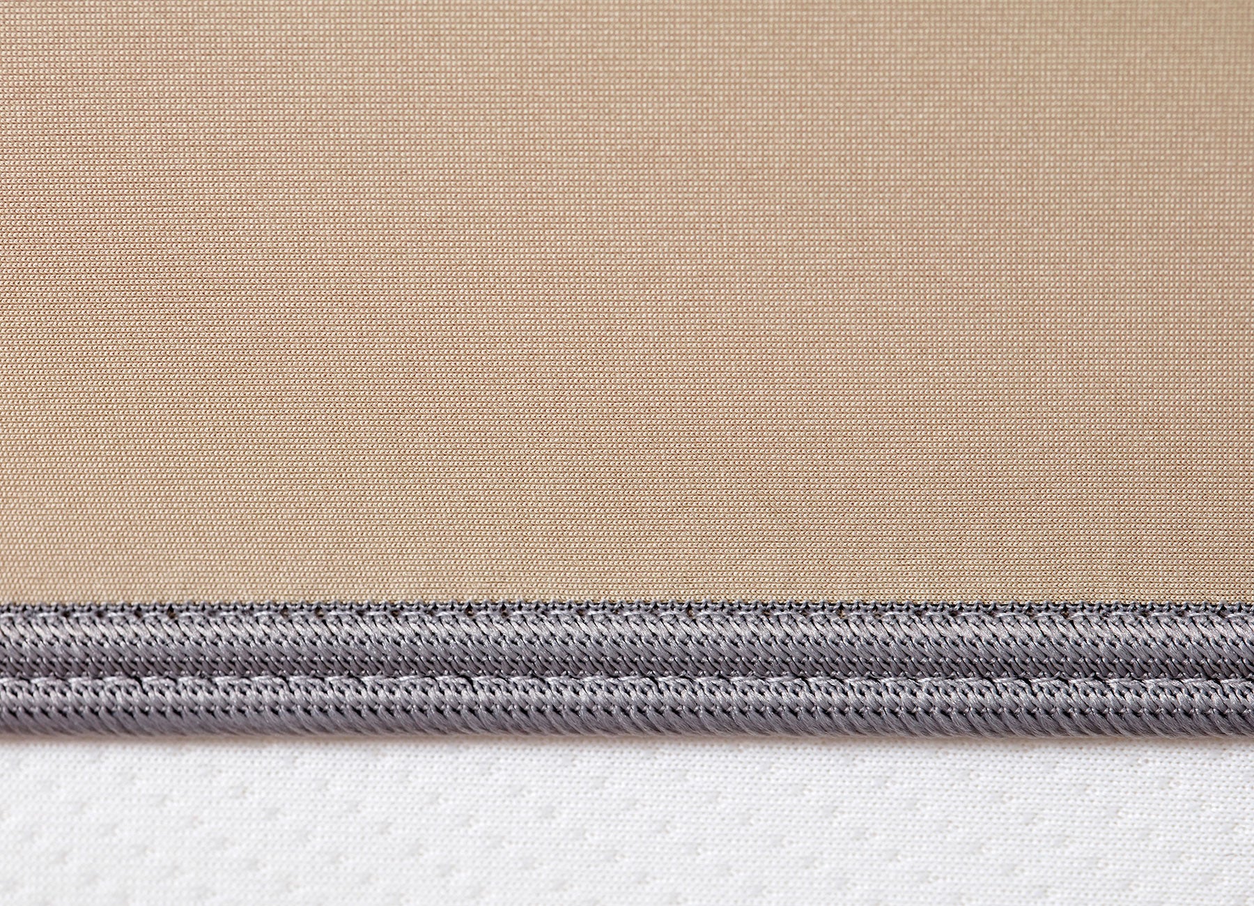 Original Performance Sheet Set on bed in room environment, Khaki #choose-your-color_khaki