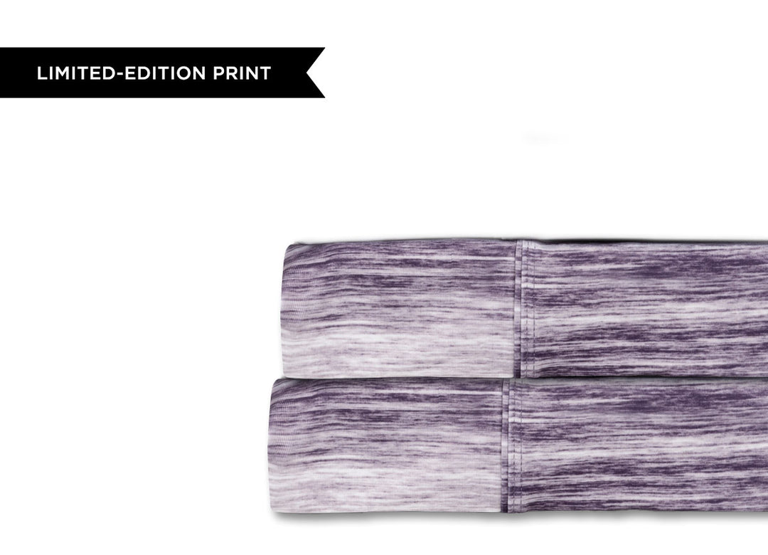 ORIGINAL PERFORMANCE Pillowcases shown in royal plum #choose-your-color_royal-plum-shadow-stripe