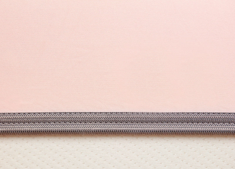 Original Performance Sheet Set athletic-grade elastic detail shown in Blush Pink. #choose-your-color_blush-pink