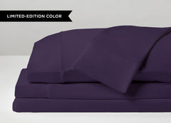 Original Performance Sheet Set Stack Image Shown in Royal Plum #choose-your-color_royal-plum