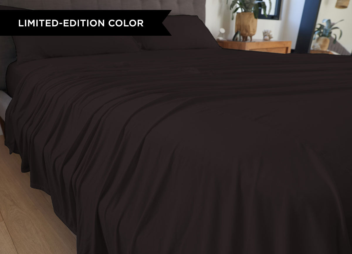 Original Performance Sheet Set Lifestyle Image Shown in Truffle #choose-your-color_truffle