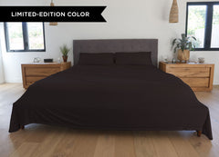 Original Performance Sheet Set Lifestyle Image Shown in Truffle #choose-your-color_truffle