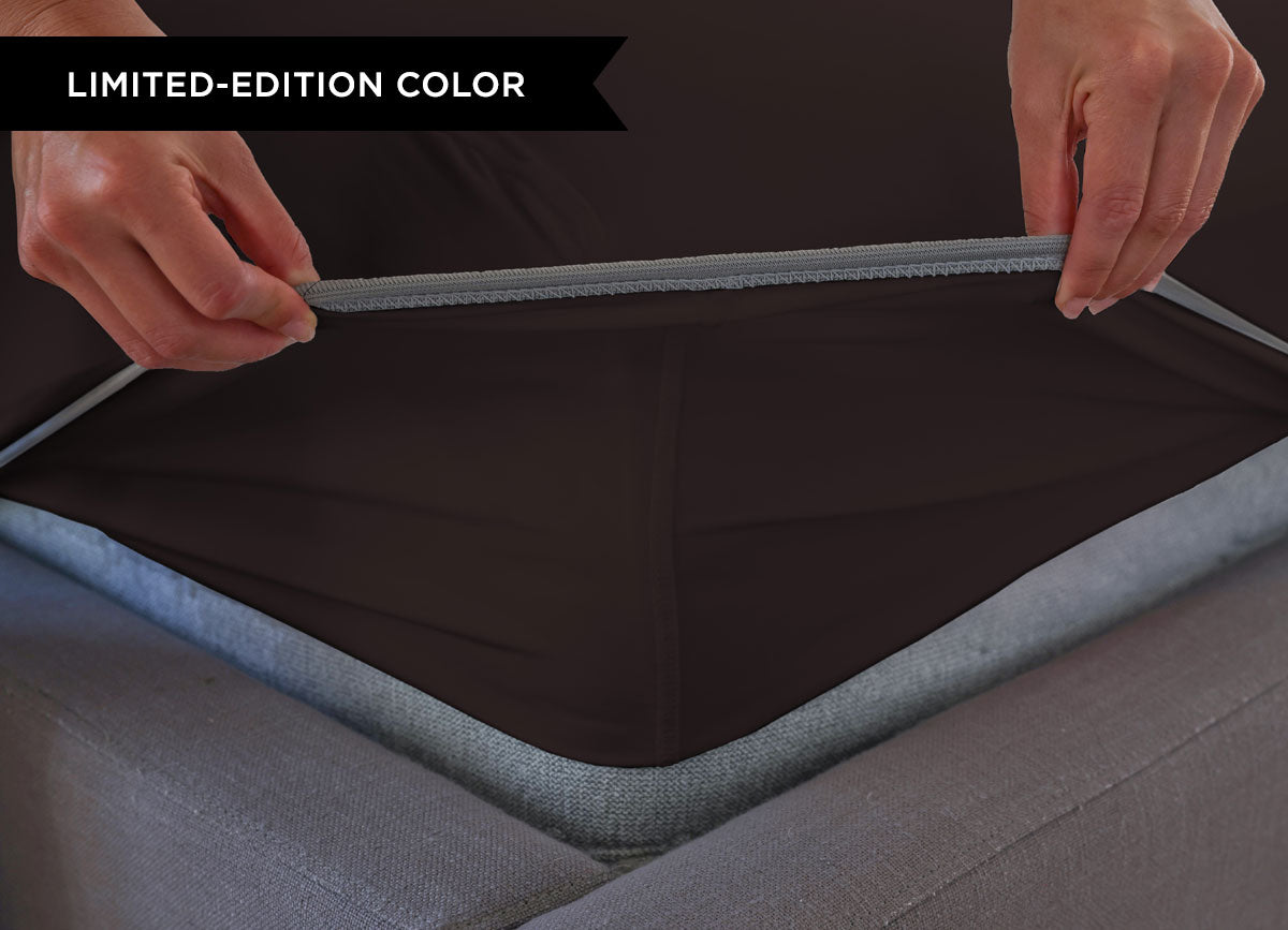 Original Performance Fitted Sheet Shown in Truffle #choose-your-color_truffle