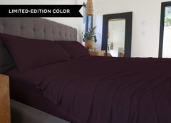 Original Performance Sheet Set Lifestyle Image Shown in Winterberry #choose-your-color_winterberry