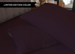 Original Performance Sheet Set Lifestyle Image Shown in Winterberry #choose-your-color_winterberry