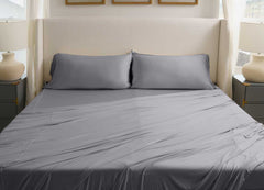 Active Comfort Sheet Set shown on bed #choose-your-color_pewter