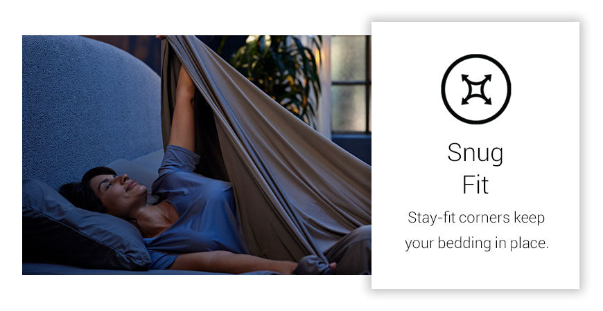SHEEX fit snug on your bed. Even adjustable base beds.