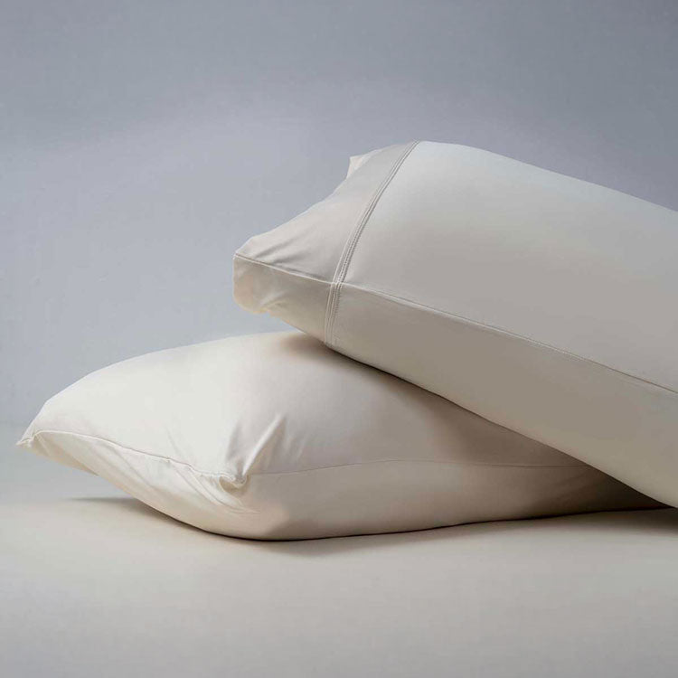 Active Comfort Pillowcases shown in Parchment #choose-your-color_parchment
