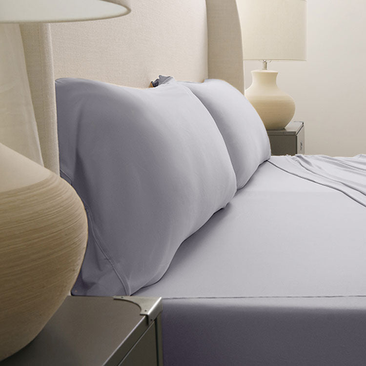 Active Comfort Pillowcases shown in Silver Cloud #choose-your-color_silver-cloud