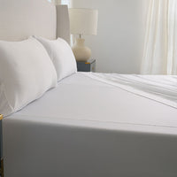 Active Comfort Sheet Set shown on bed #choose-your-color_bright-white