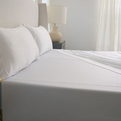 Active Comfort Sheet Set shown on bed #choose-your-color_bright-white