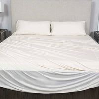 Active Comfort Sheet Set shown on bed #choose-your-color_parchment