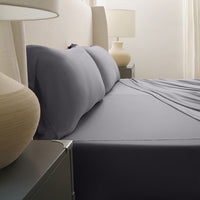 Active Comfort Sheet Set shown on bed #choose-your-color_pewter