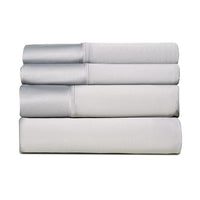 Active Comfort Sheet Set shown in stack #choose-your-color_silver-cloud