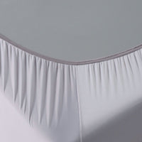 Active Comfort Sheet Set shown on bed #choose-your-color_silver-cloud