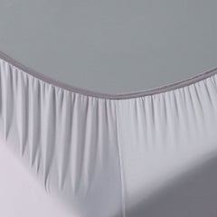 Active Comfort Sheet Set shown on bed #choose-your-color_silver-cloud
