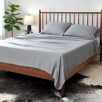 ARCTIC AIRE•MAX Sheet Set stack shown in Charcoal #choose-your-color_charcoal