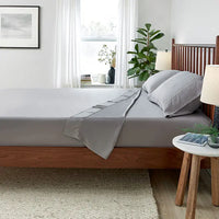 ARCTIC AIRE•MAX Sheet Set stack shown in Charcoal #choose-your-color_charcoal