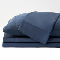 ARCTIC AIRE•MAX Sheet Set stack shown in Denim #choose-your-color_denim