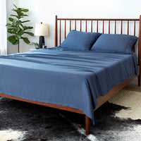 ARCTIC AIRE•MAX Sheet Set shown in Denim #choose-your-color_denim