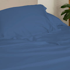 ARCTIC AIRE•MAX Sheet Set shown in Denim #choose-your-color_denim