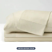 Lifestyle of ARCTIC AIRE•MAX Sheet Set shown in Morning Ivory #choose-your-morning_ivory