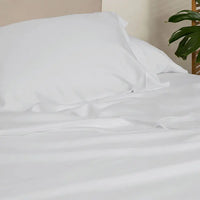 Lifestyle of ARCTIC AIRE•MAX Sheet Set shown in Silver #choose-your-color_silver