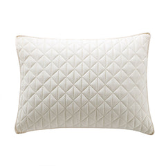 Arctic Diamond Shams in Ivory. #choose-your-color_ivory