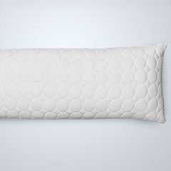 White Nightfall body pillow shown on a white and grey background